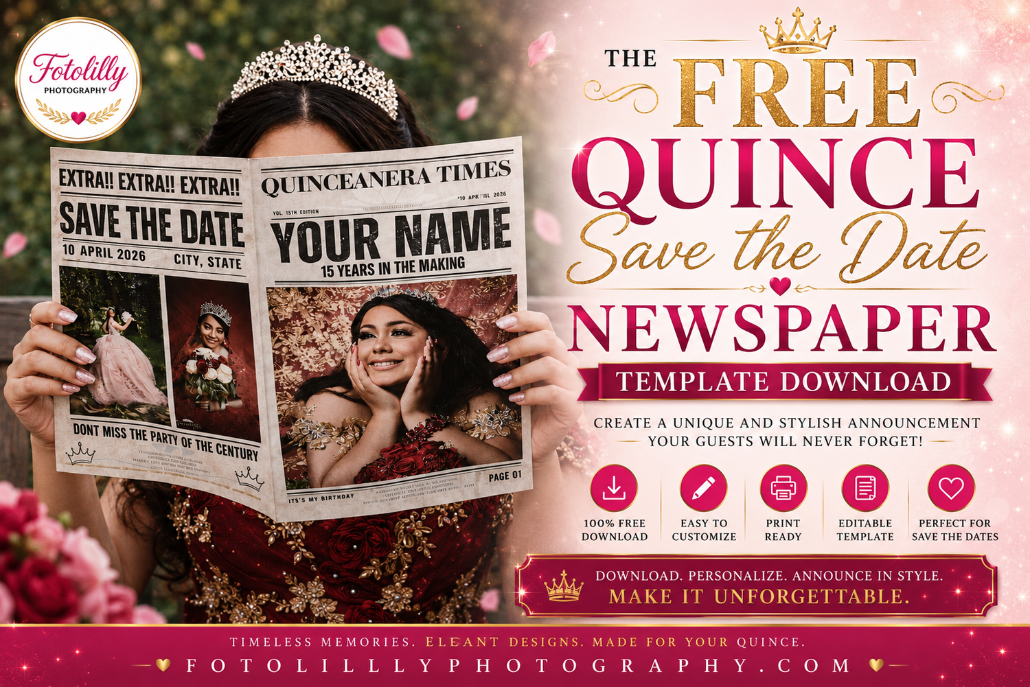 Laptop displaying quince planning tutorials and quince learning center beside free quince downloads and free quince worksheets today