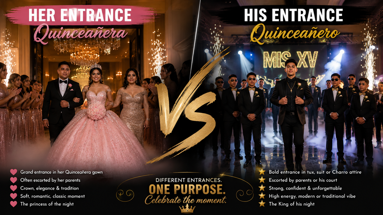 Quinceañero portrait session features tailored suits, Charro outfits and confident poses for professional photos of a boy turning age 15
