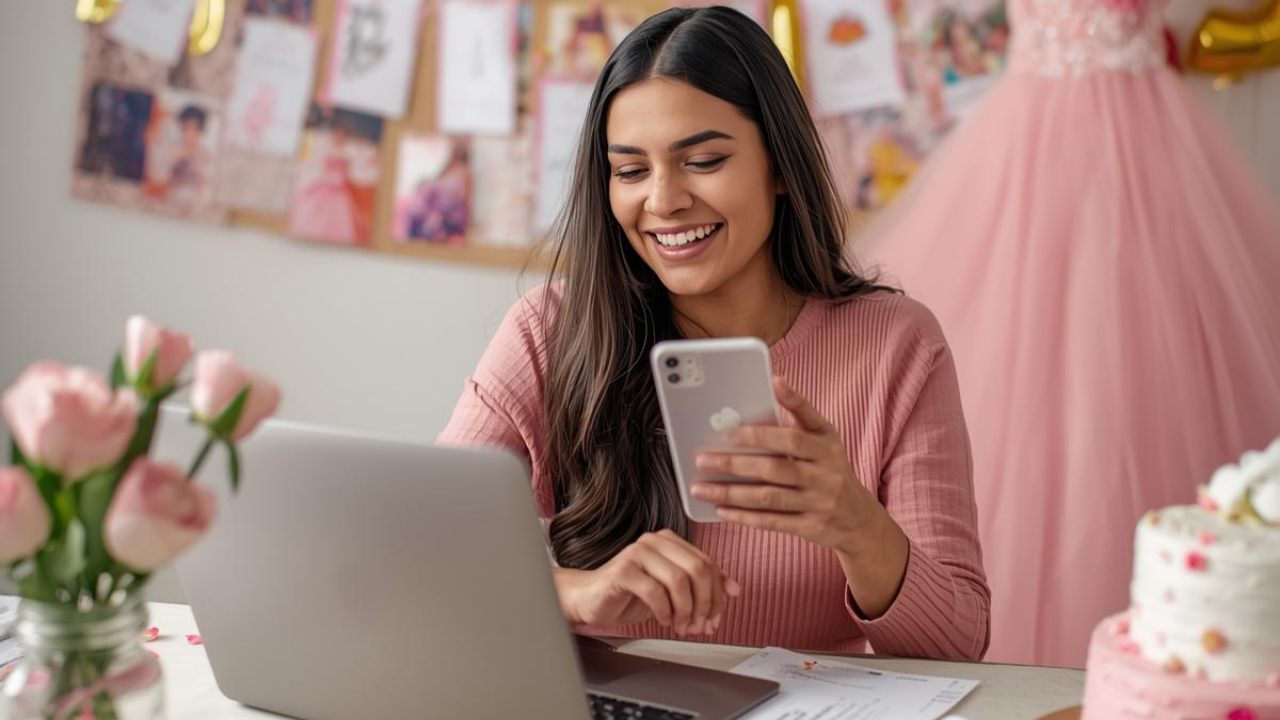 AI assisted quince planning app helping moms know what to do next without feeling overwhelmed or behind in the process