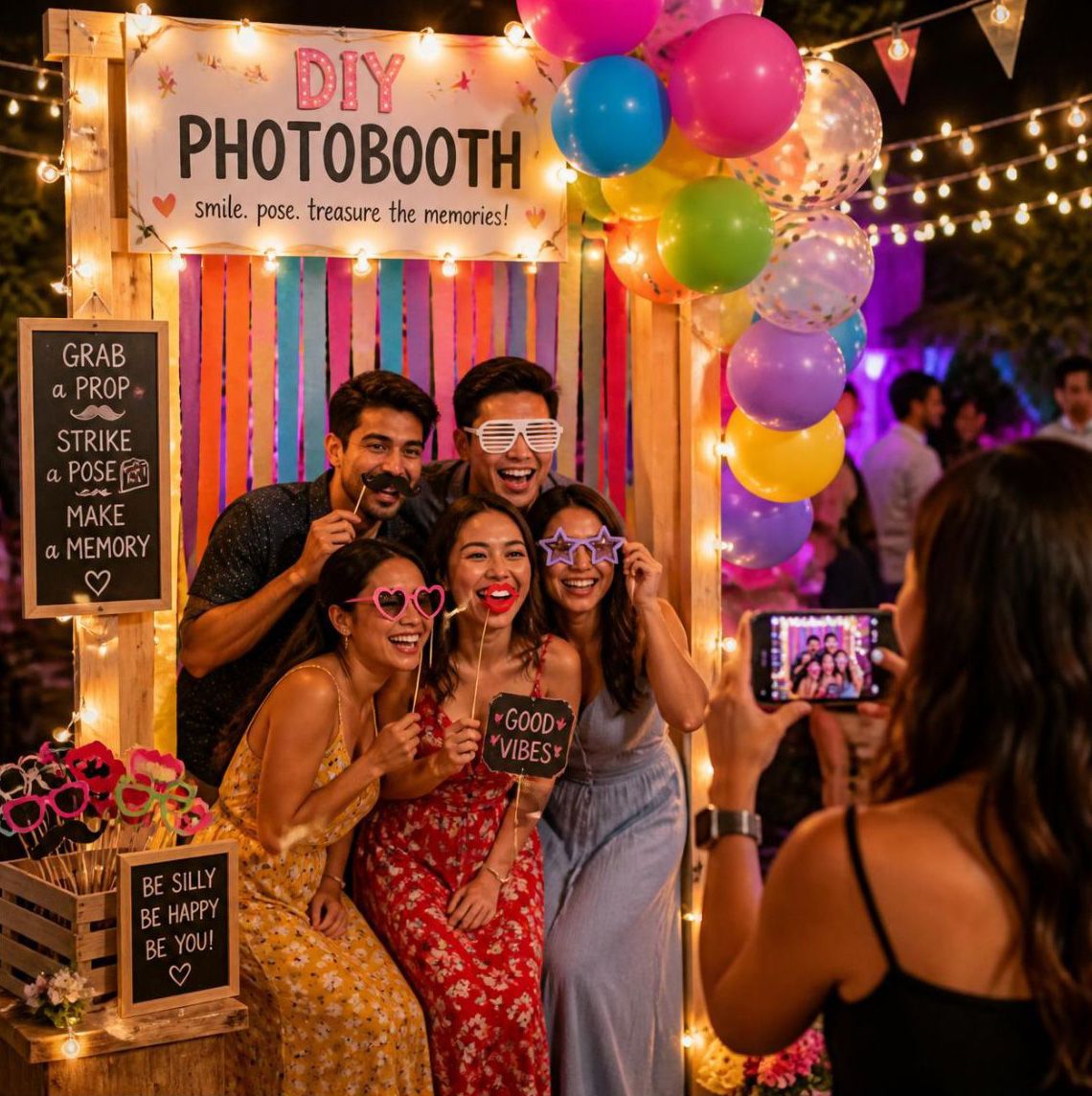 Quinceañera photo booth rental cost alternative showing families how to build an affordable DIY booth with equipment they already own now