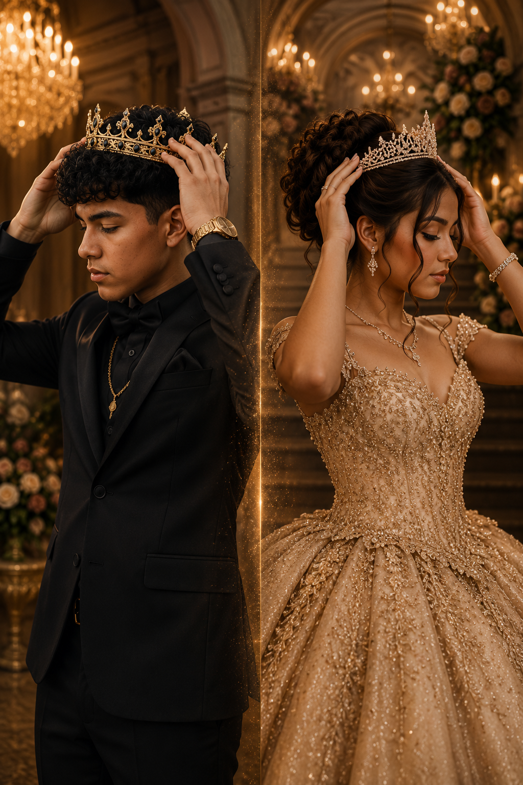 Boy Quinceañera and Quinceañero celebration for a young man turning 15 with cultural traditions, family moments and personalized style!