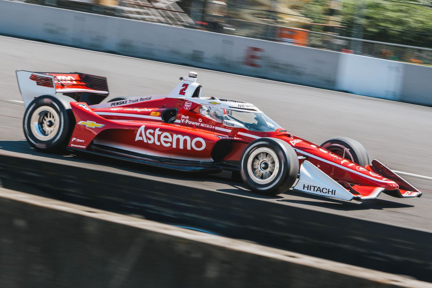 Indy Car at the Grand Prix of Portland at Portland International Raceway in Oregon.