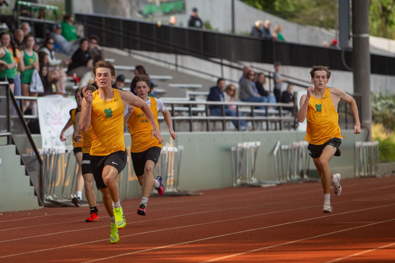 West Linn Track and Field performing at West Linn High School