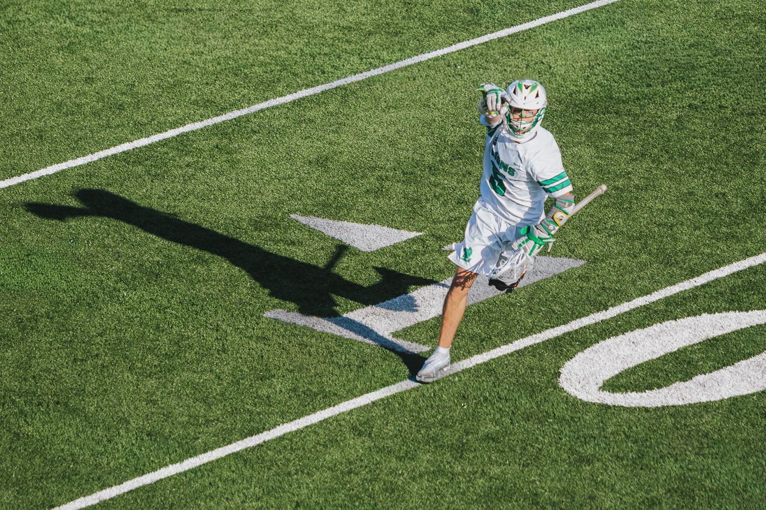 West Linn Lions Varsity Lacrosse fighting for a title at Lake Oswego High School in Oregon.