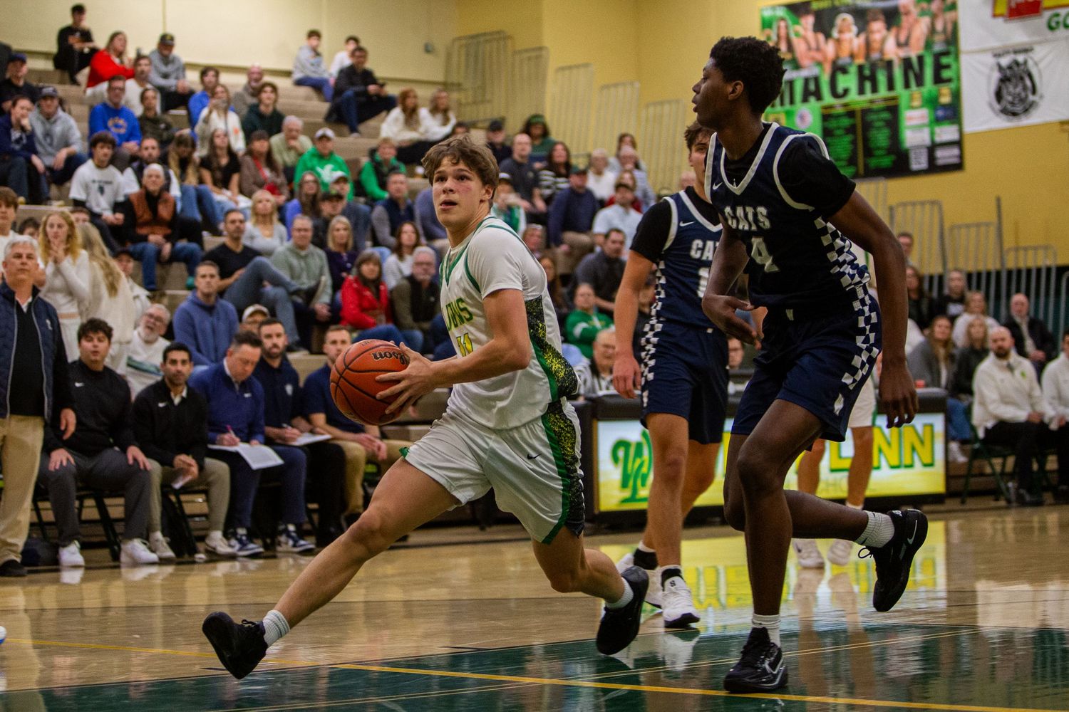 West Linn Varsity boys basketball looking for a win at home at West Linn High School