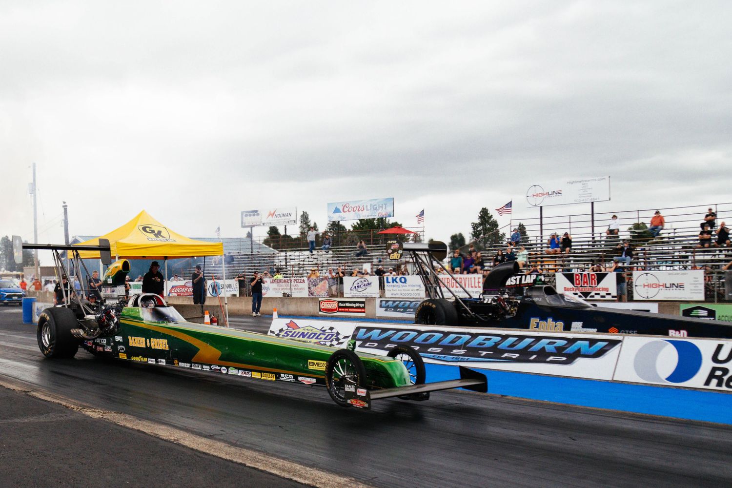 Drag Racing at the Woodburn Drag strip for the 2026 Lucas Oil Championship.