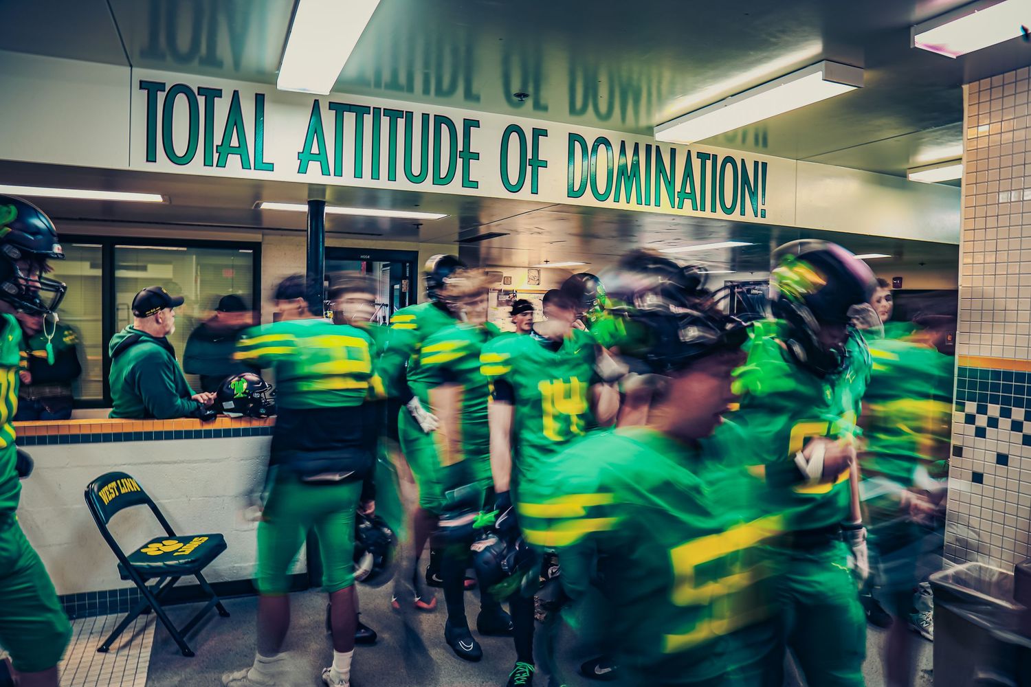 West Linn Varsity Football competing at West Linn High School, looking for a win at home.