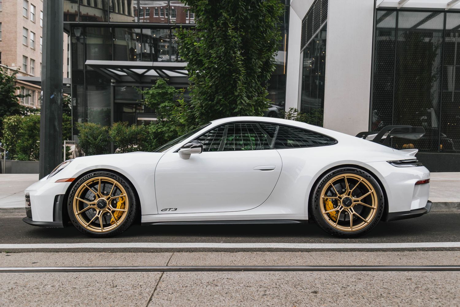 992.2 Porsche 911 GT3 parked downtown Portland Oregon