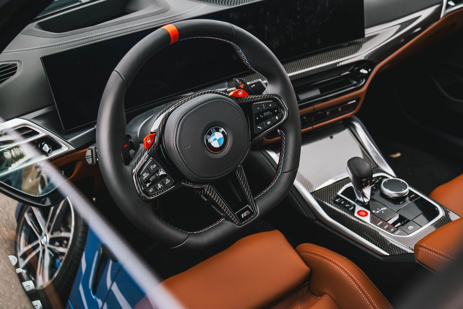 BMW M3 Interior with the carbon fiber package