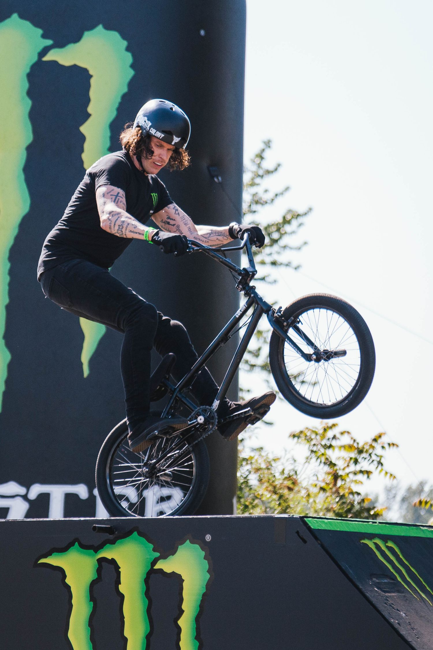 Monster Energy BMX Performers at The Moto Show 2026 in Portland Oregon.