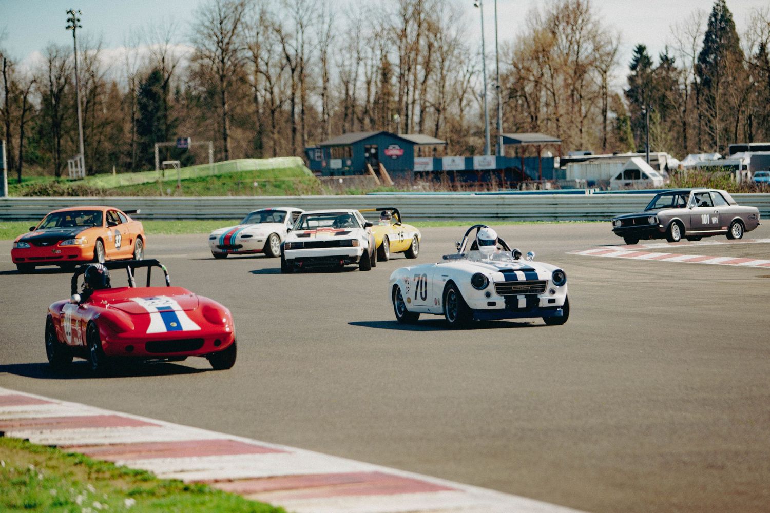 Sports Car Club of America at Portland International Raceway in Portland Oregon.