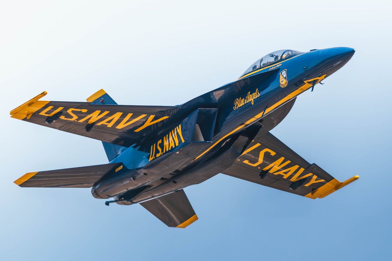 The U.S. Navy Blue Angels perform stunts and maneuvers over a stunned crowd at the 2026 McMinnville Air Show in McMinnville Oregon.