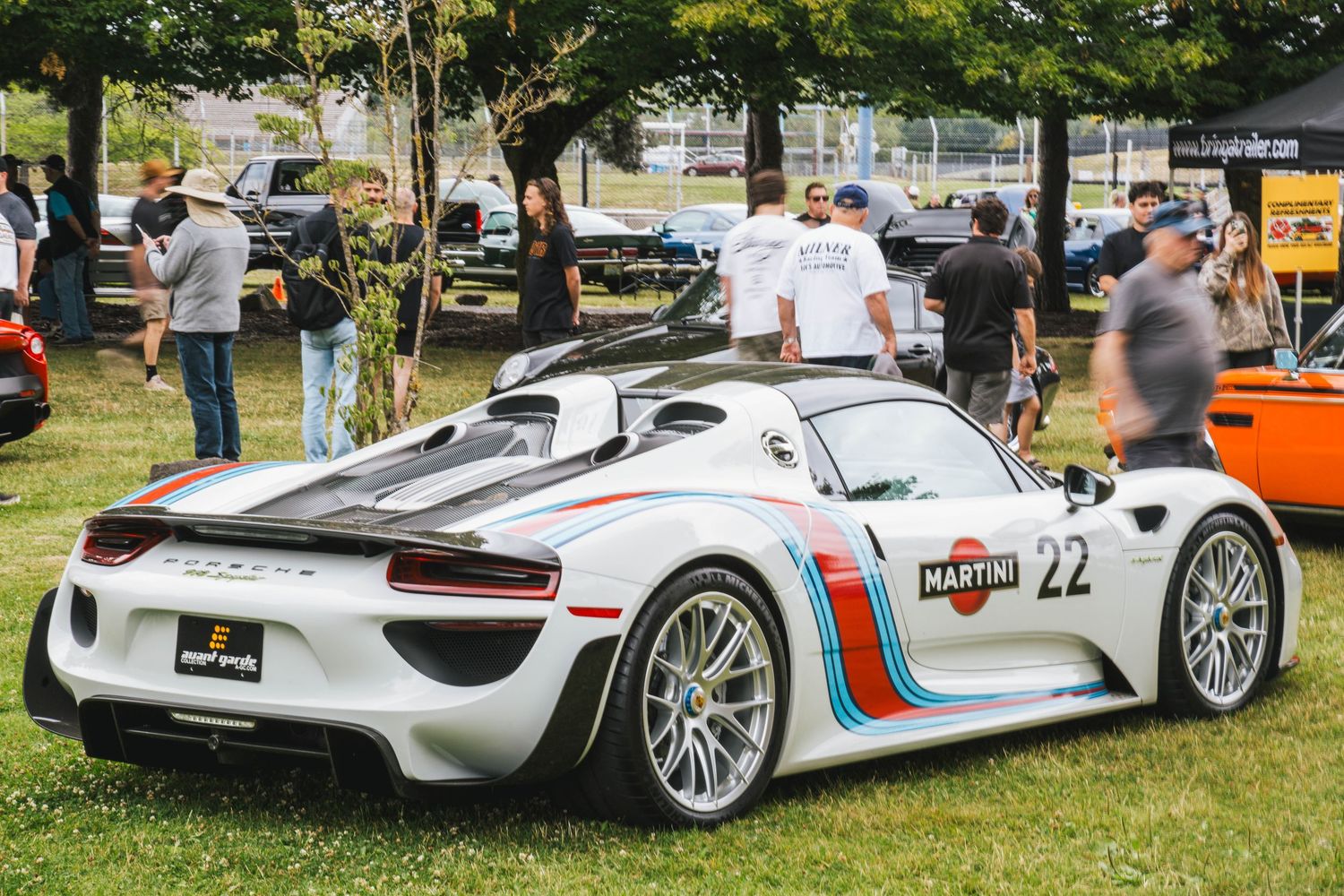 Porsche 918 Spyder with Martini Livery at Portland International Raceway