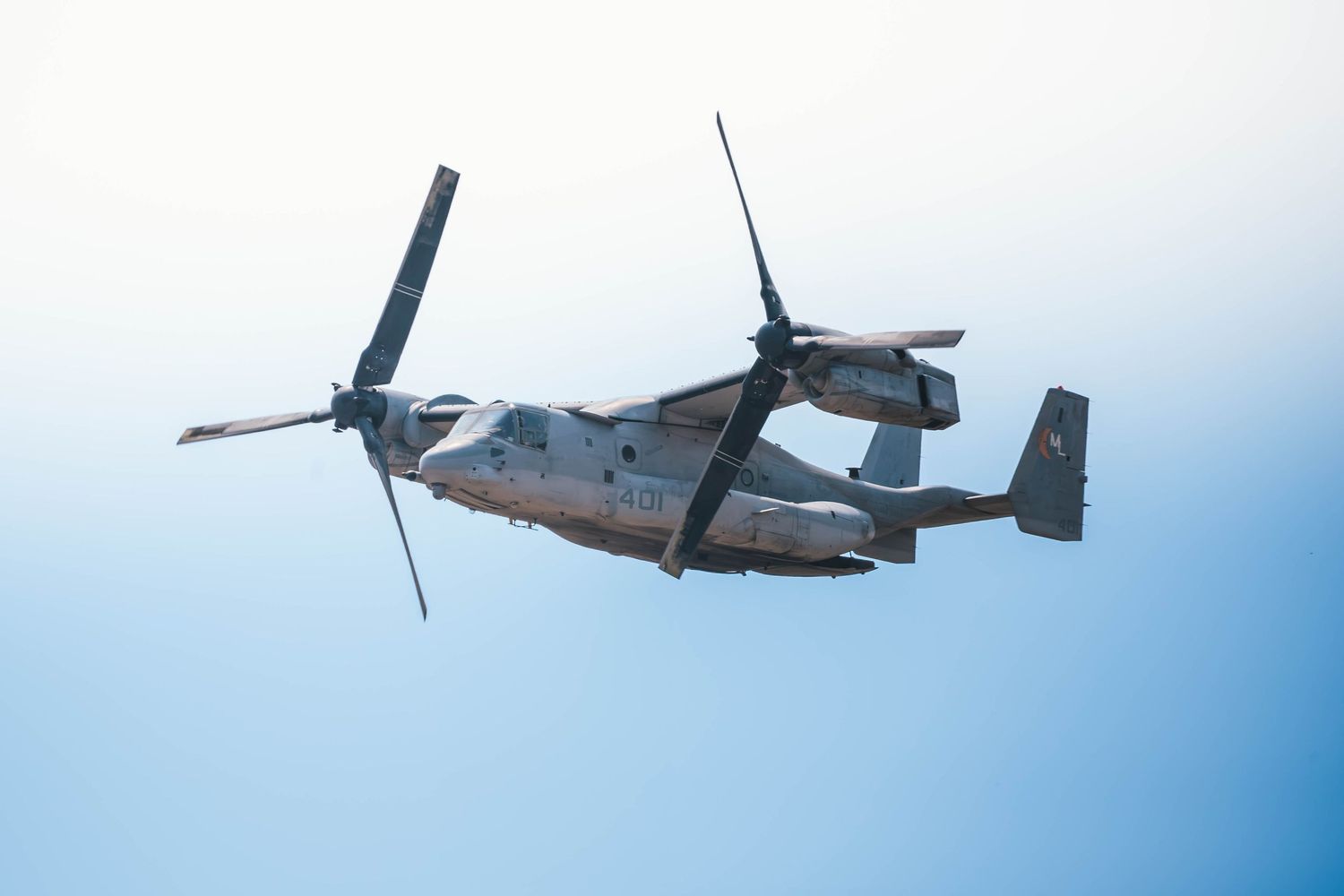 A V22 Osprey demonstrates its capabilities at the 2026 McMinnville Air Show in McMinnville Oregon.