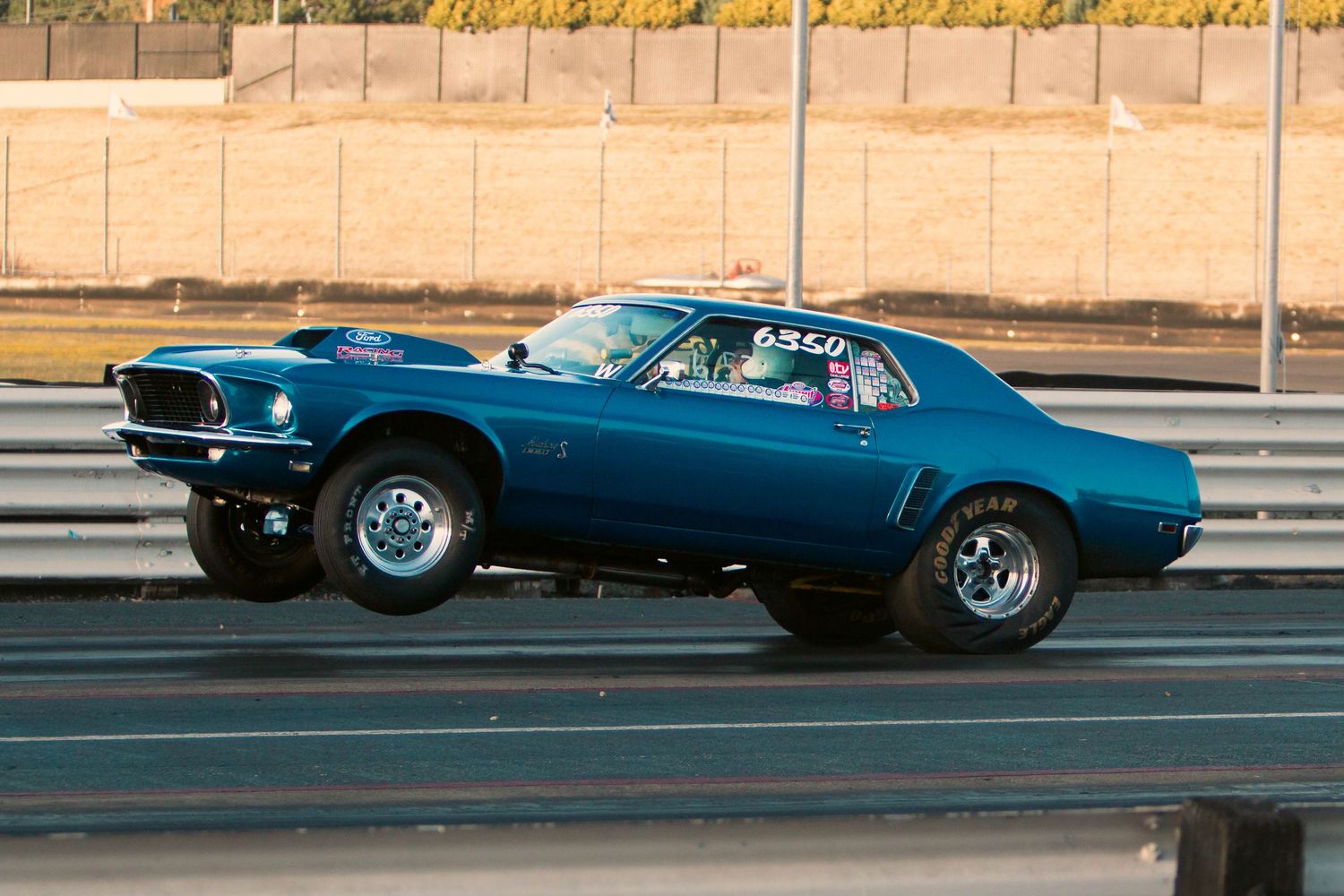 Drag racing at Portland International Raceway in Portland Oregon.