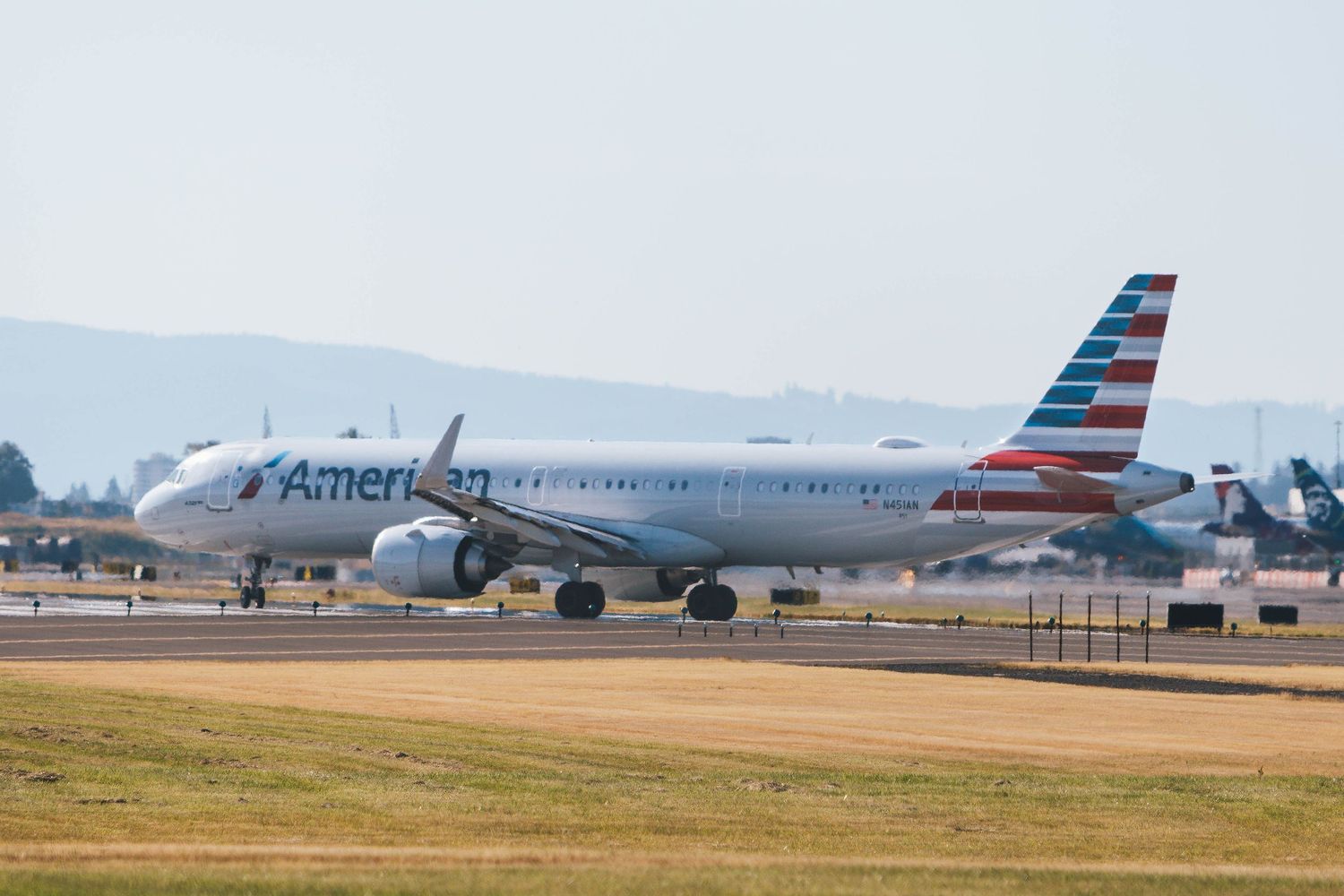 Plane Spotting Photography at Portland International Airport.