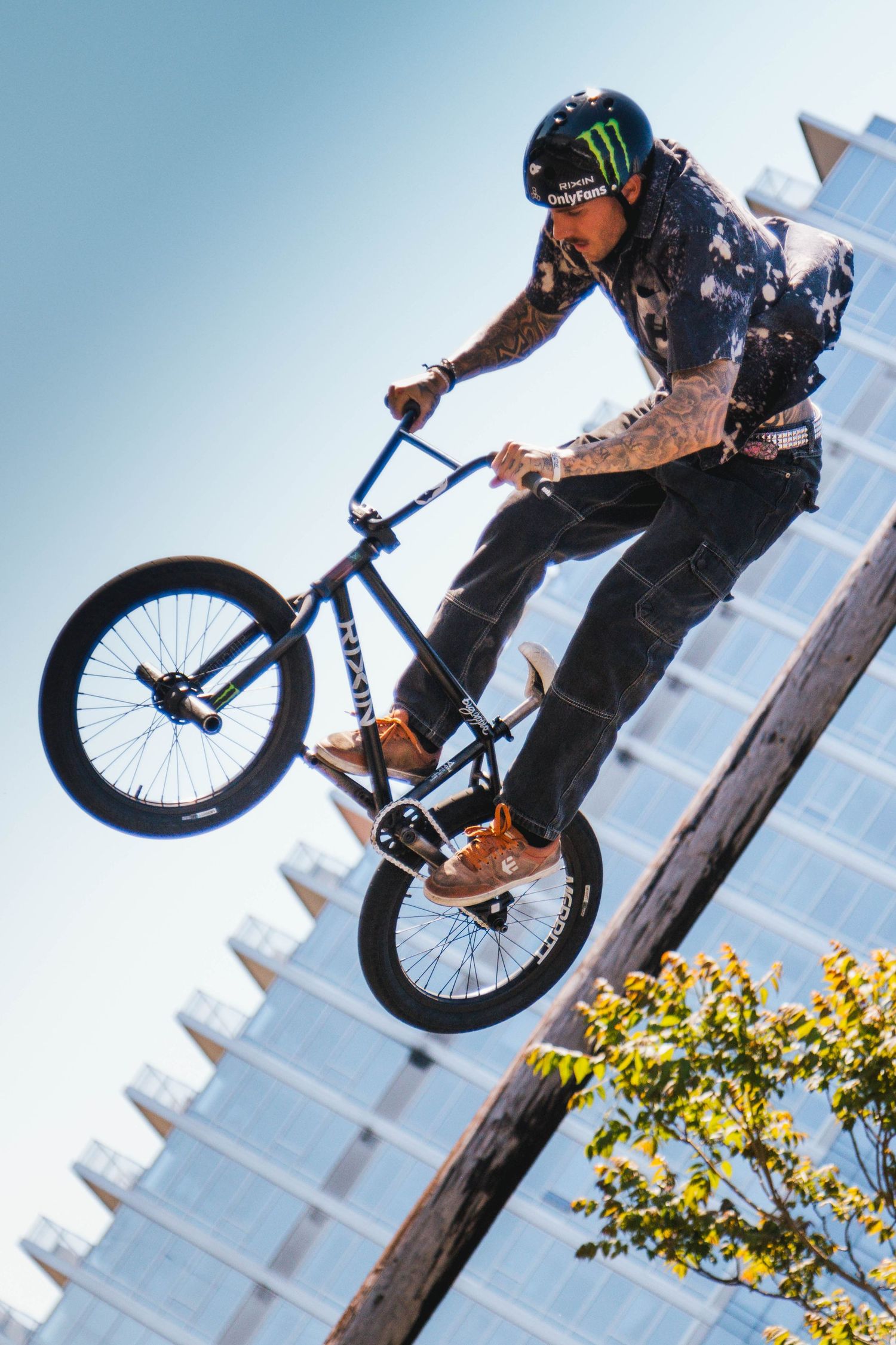 Monster Energy BMX Performers at The Moto Show 2026 in Portland Oregon.