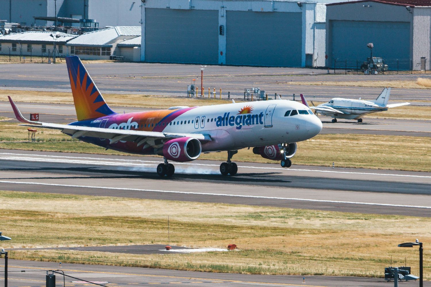 Plane Spotting Photography at Portland International Airport.