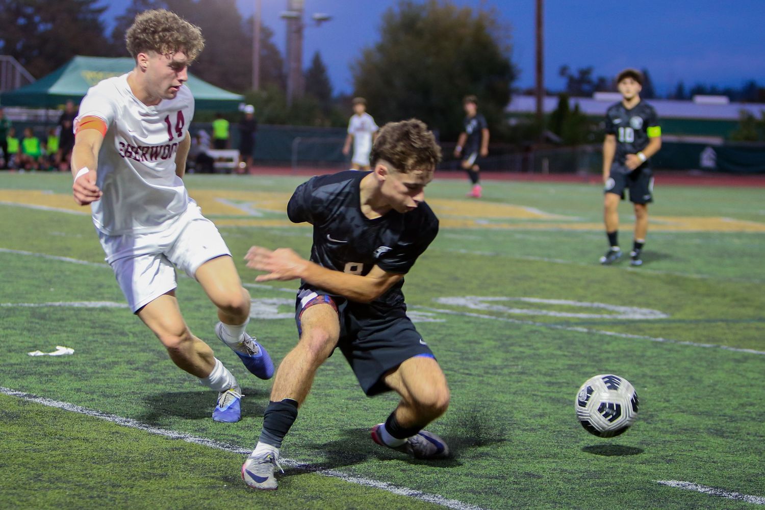 West Linn Varsity soccer looking for a win at home.