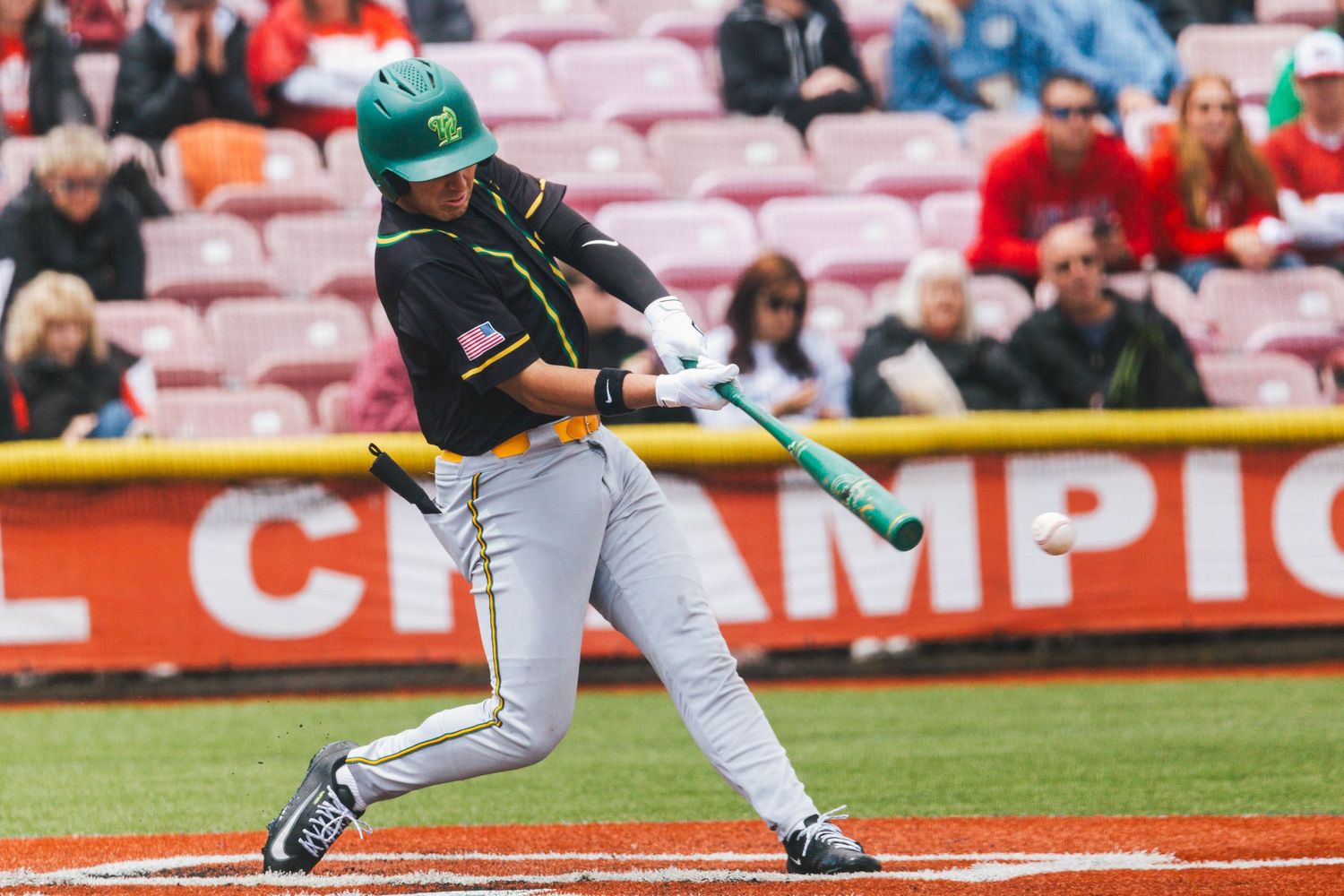 West Linn Varsity Baseball competes for the title of state champions at the division final at Ron Tolkin Field in Oregon.