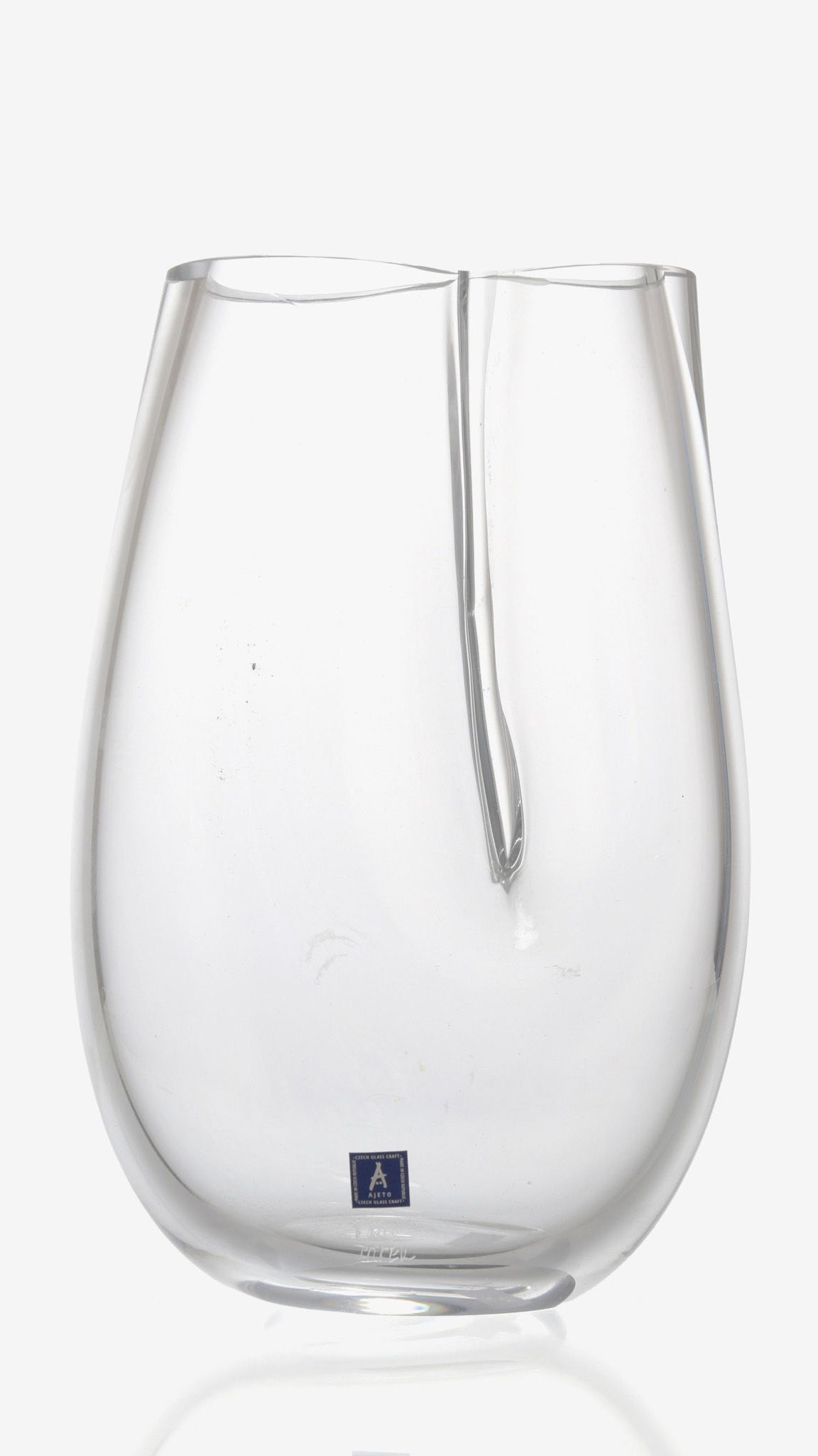Blown glass vase