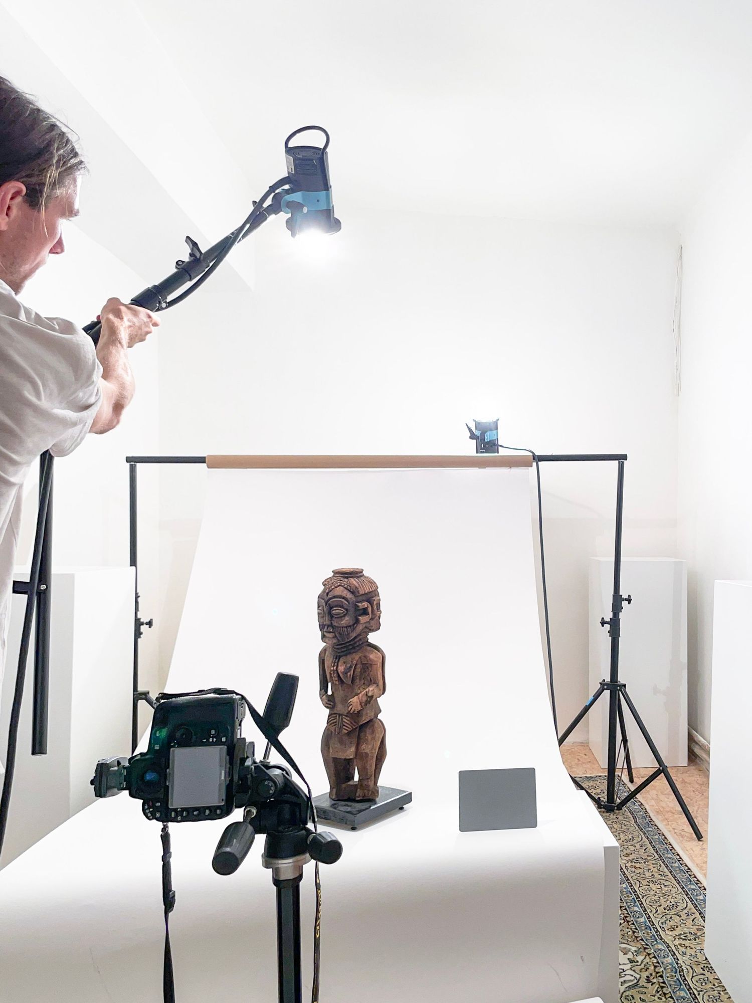 Photo action at the studio