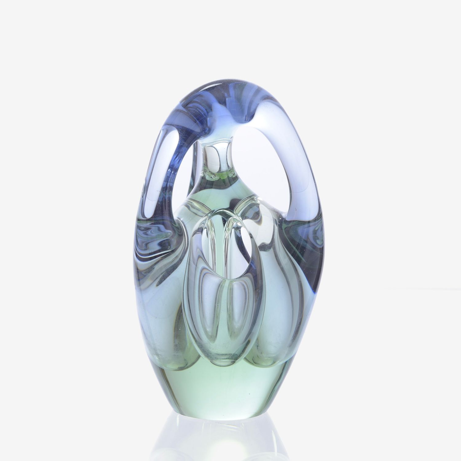 Free blown glass vase