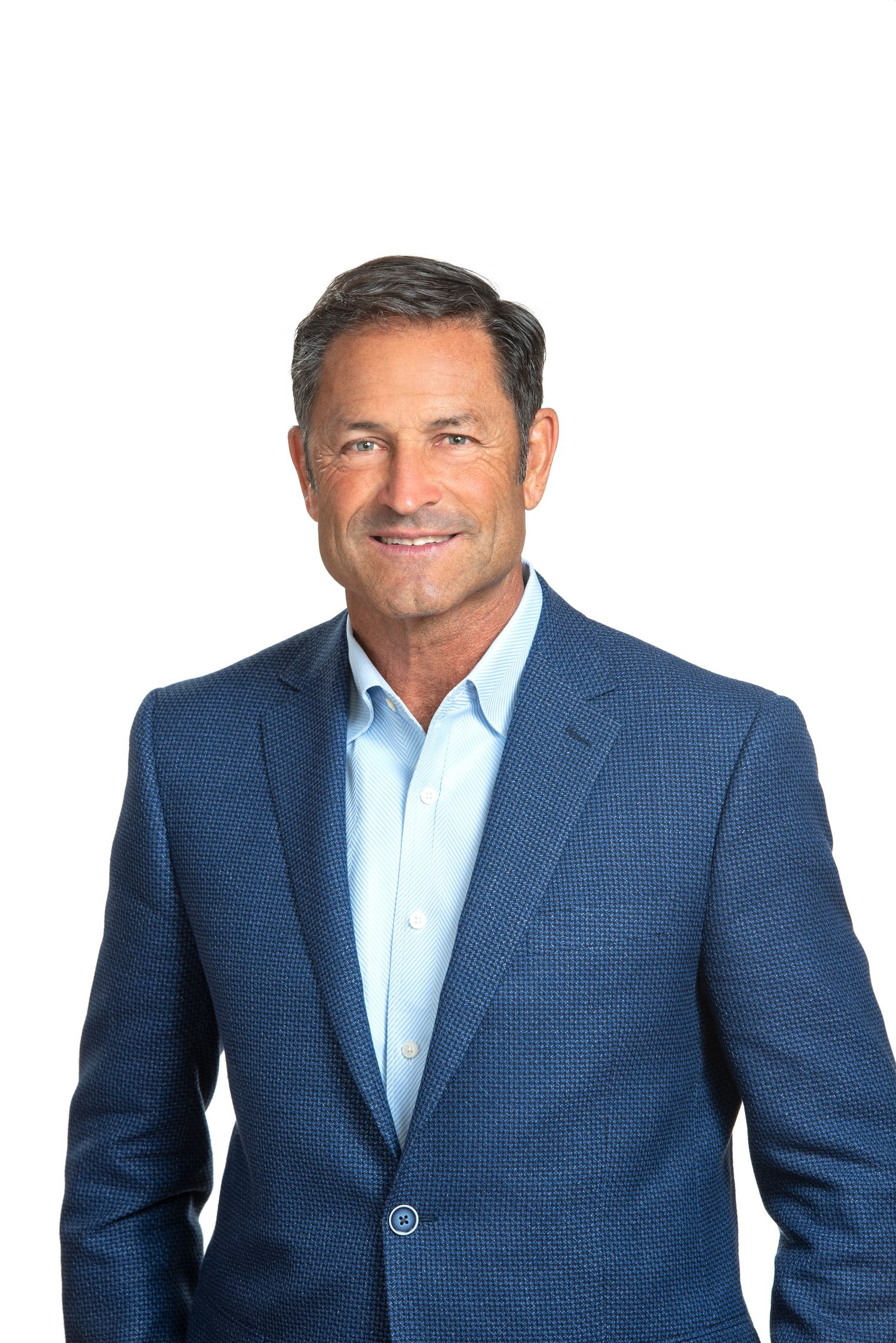 Professional headshot photographer Tampa Bay — immigration attorney, studio backdrop