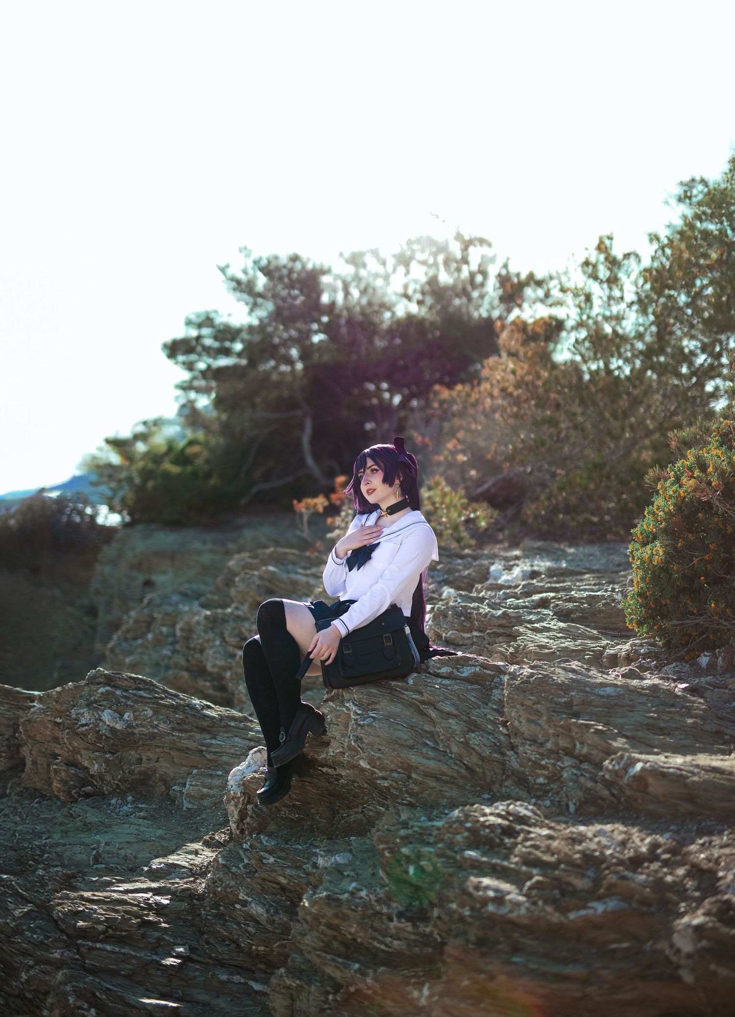 Cosplay Genshin Impact, photo à Toulon, photographe capture costumes et univers fantasy détaillé.