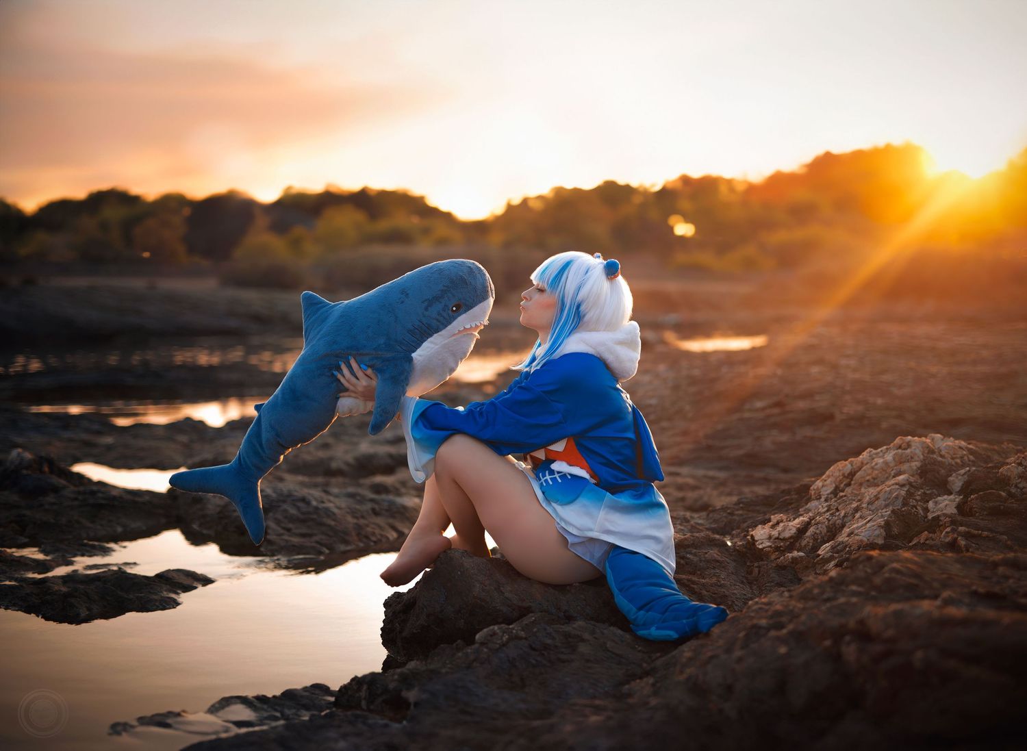 Cosplay Guragura VTuber, photo à Toulon, photographe capture style et énergie du personnage.