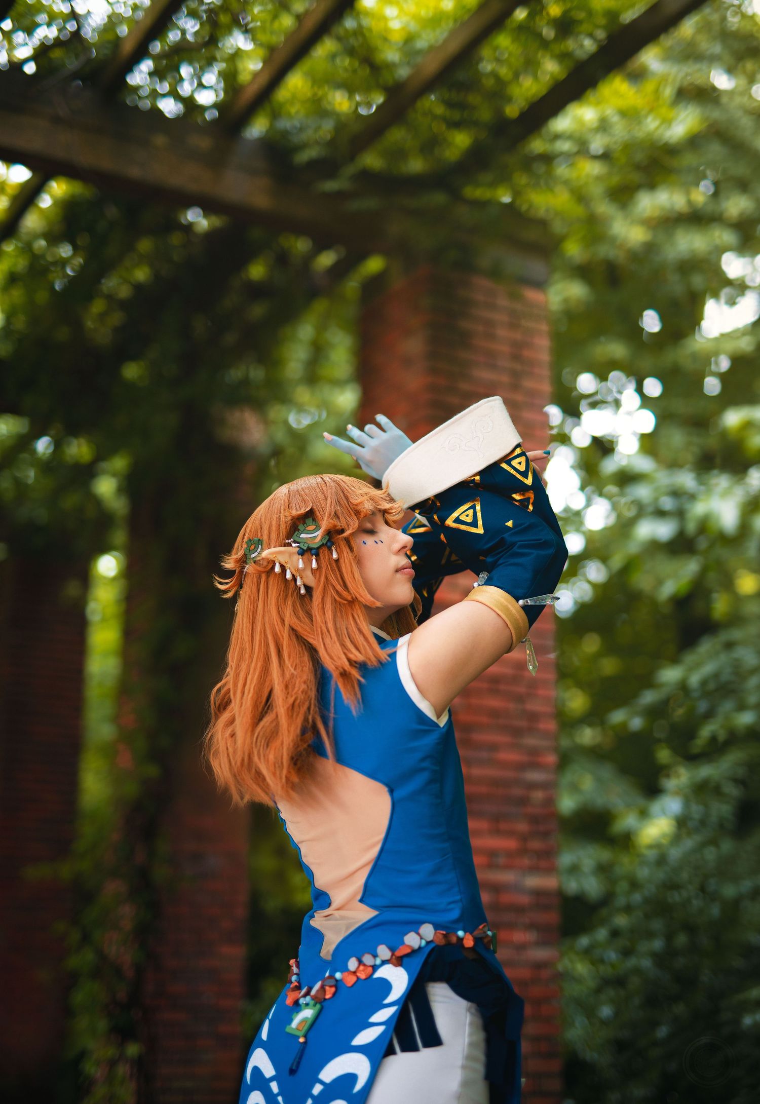 Cosplay Link, photo portrait à Toulon, photographe capture héroïsme et détails du costume.