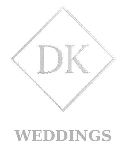 Minimalist wedding logo design featuring DK text in diamond shape with grey tones.
bröllopsfotograf falkenberg  Familjefotograf falkenberg