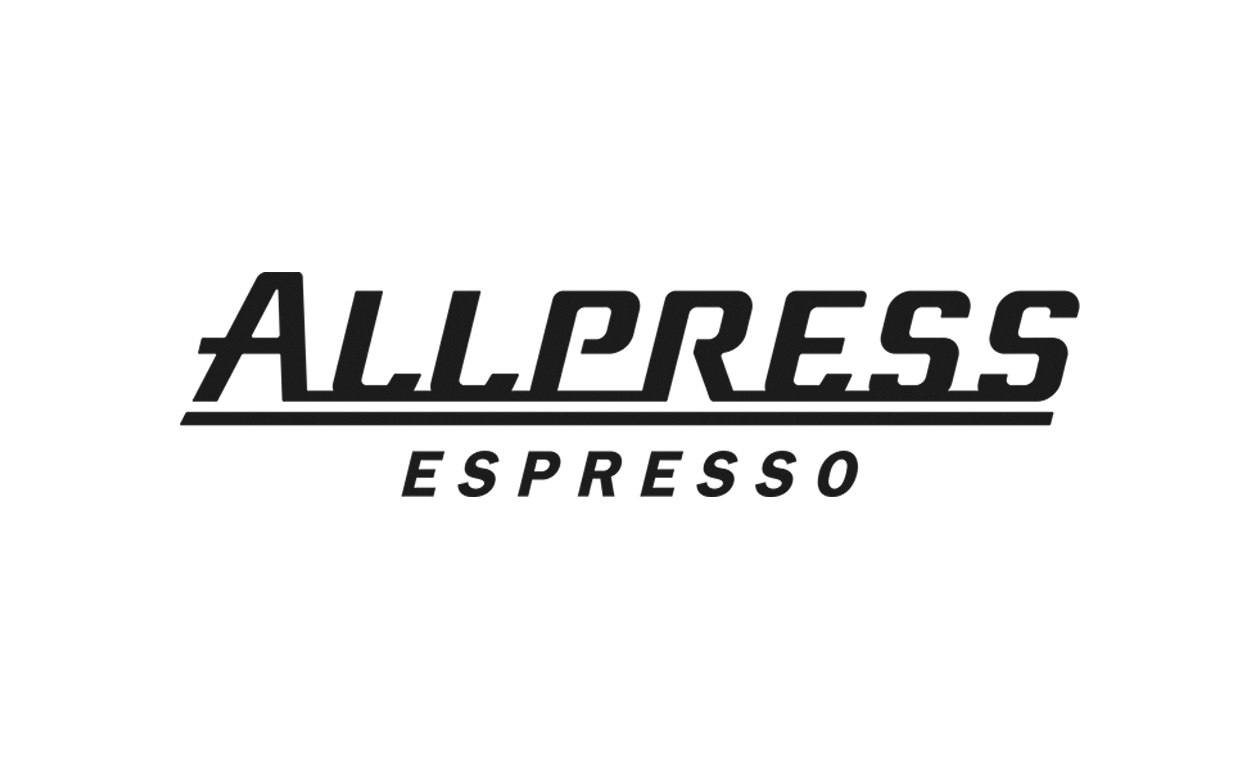 Contemporary Allpress Espresso logo design in black.