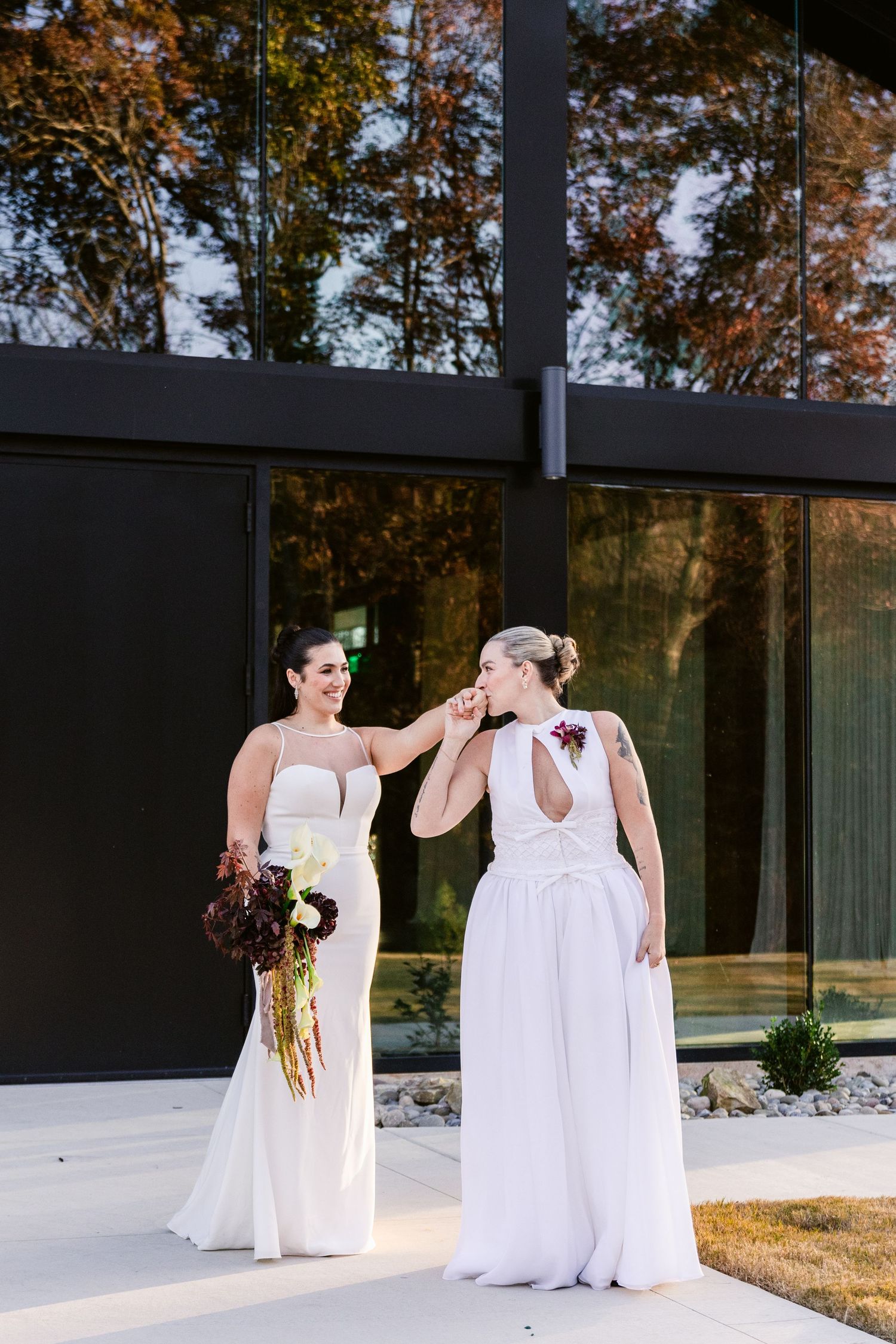 Timeless wedding photography for camera shy couples