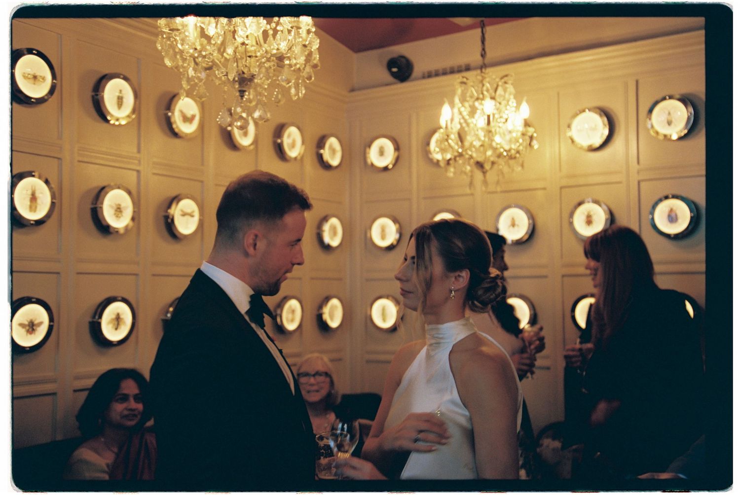 Wedding reception at the Pigs Ear in Chelsea