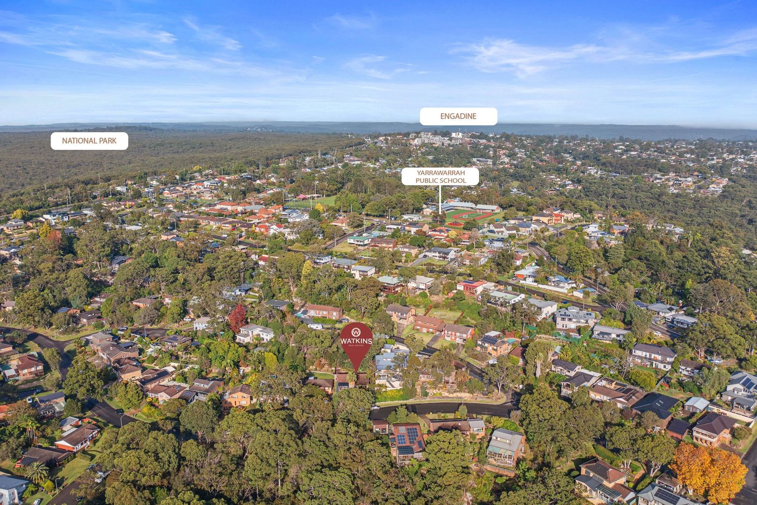 Areial real estate photography shot Sydney
