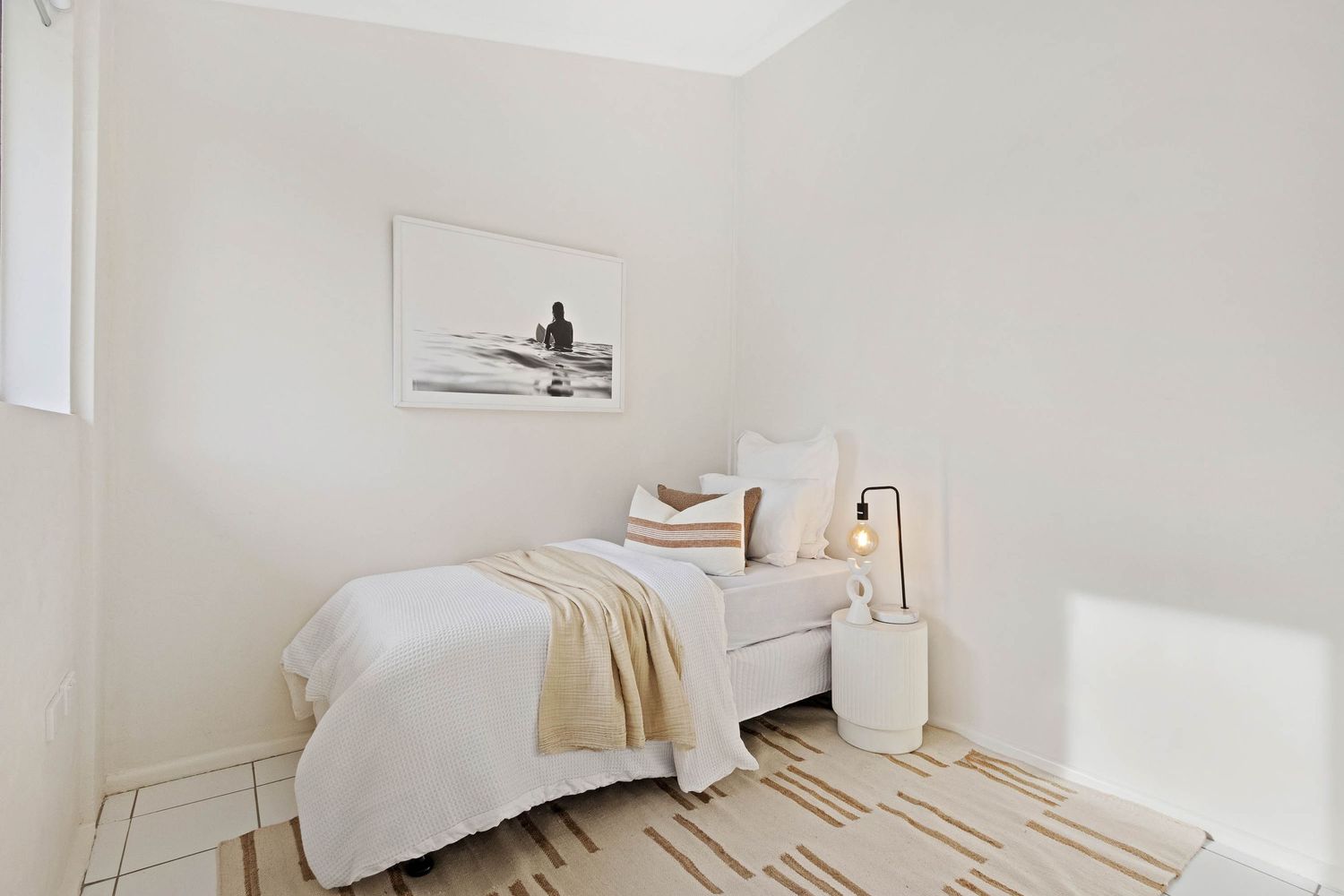 Real estate photography of a Sydney bedroom/study