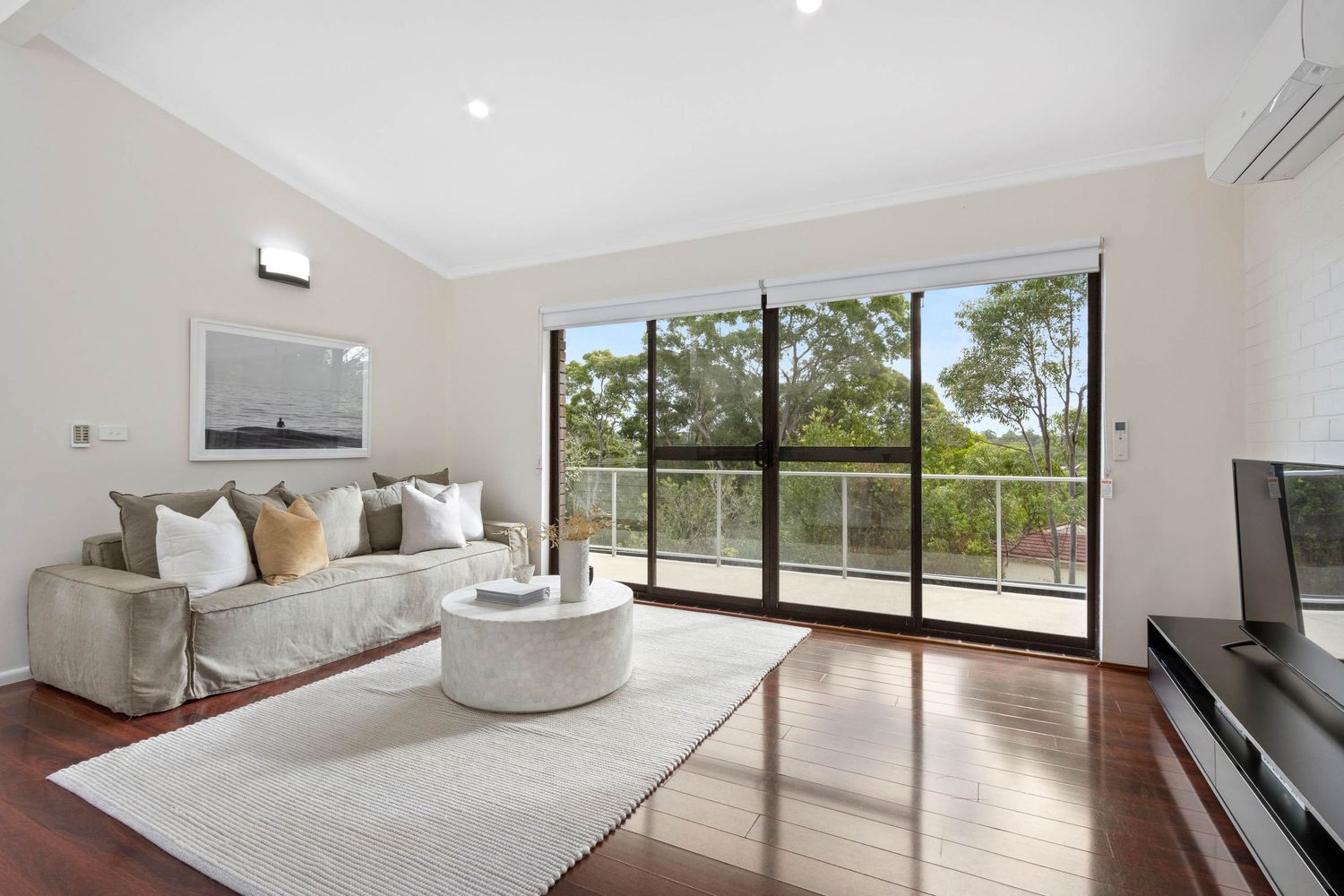 Real estate photography of a Sydney lounge room