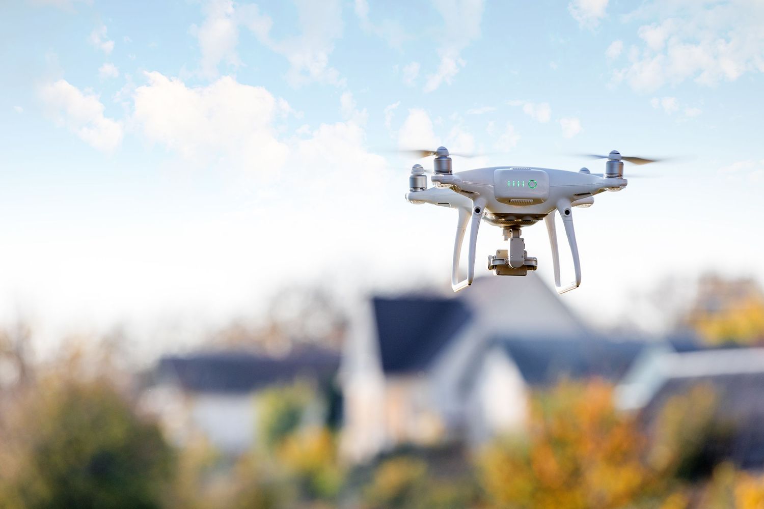 Drone real estate photography