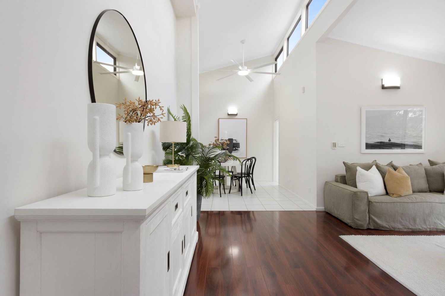 Real estate photography of a Sydney home entrance