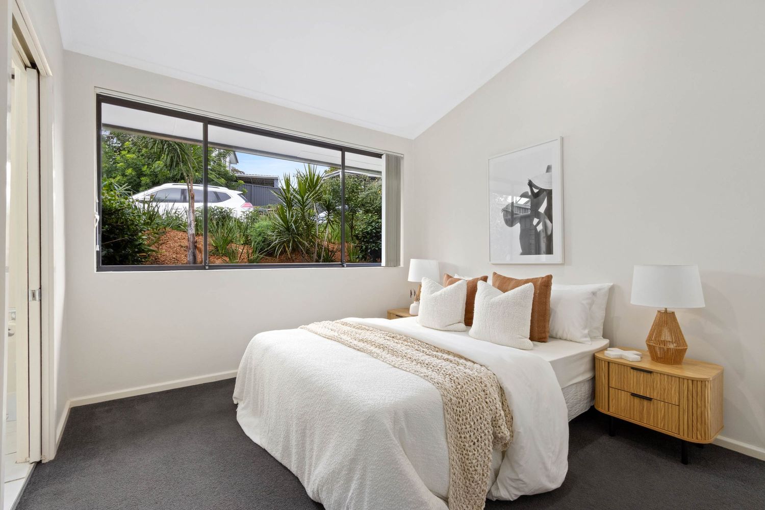 Real estate photography of a spacious Sydney bedroom
