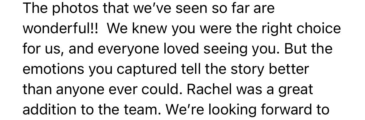 A series of text messages expressing positive sentiments and appreciation for someone joining a team.