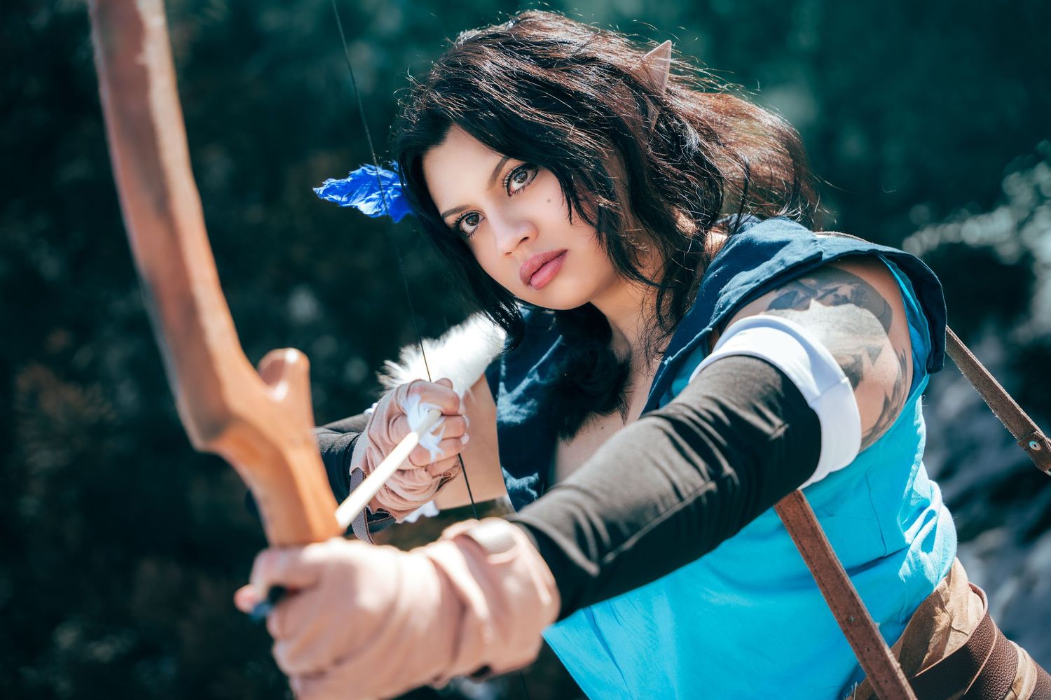 Cosplay photo of a Vex'ahlia cosplayer from The Legend of Vox Machina.