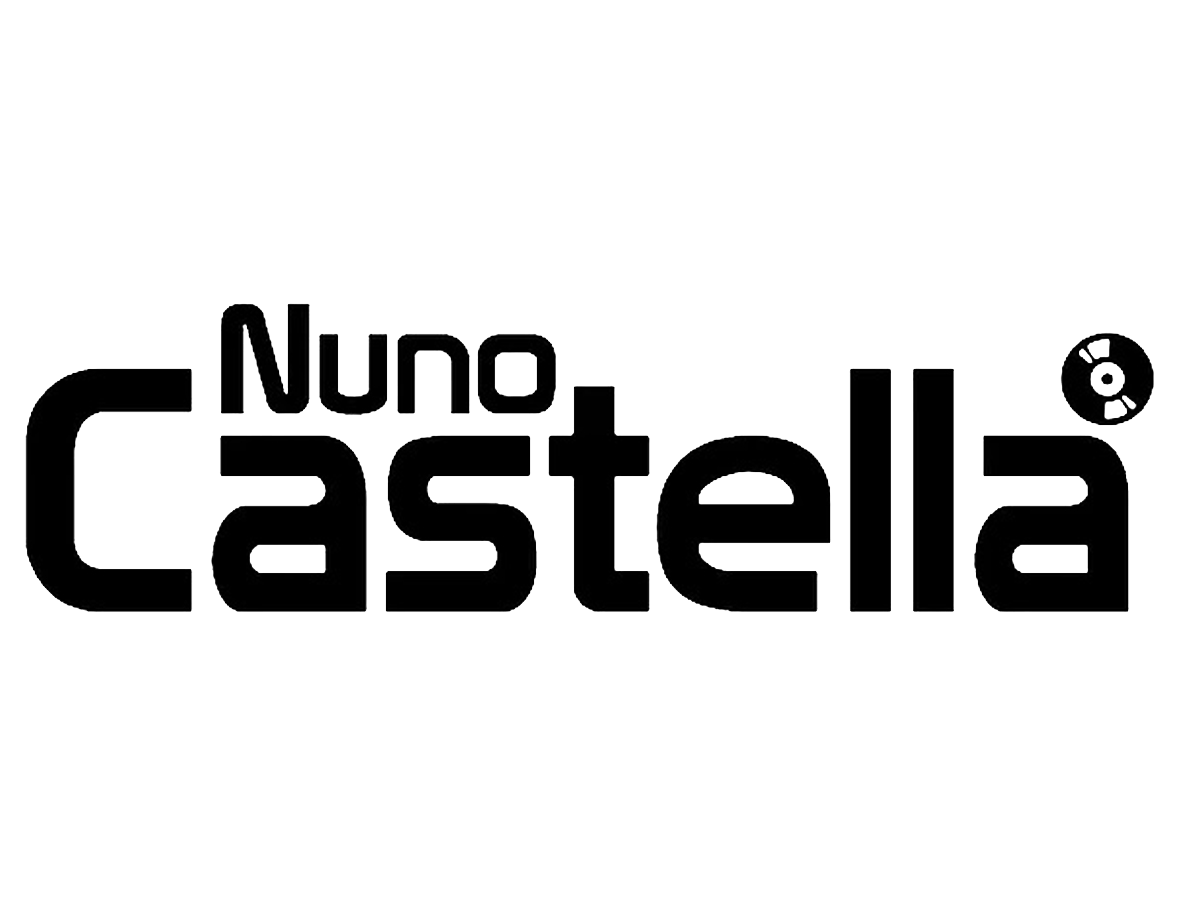 Company logos for Cascais Photo and Nuno Estella Producoes in monochrome style.