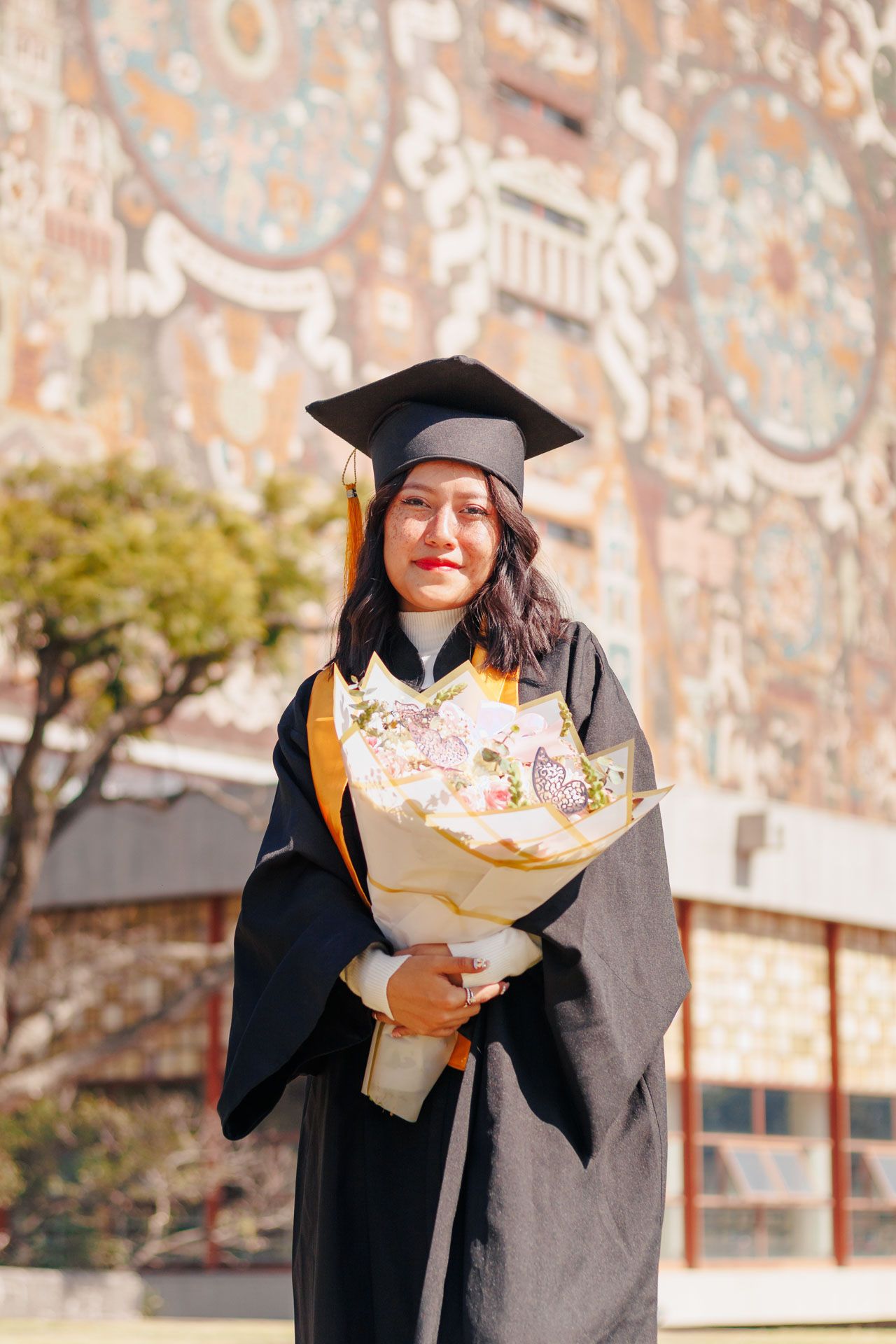 Sesión de fotos de Graduación en Ciudad Universitaria, Ciudad de México