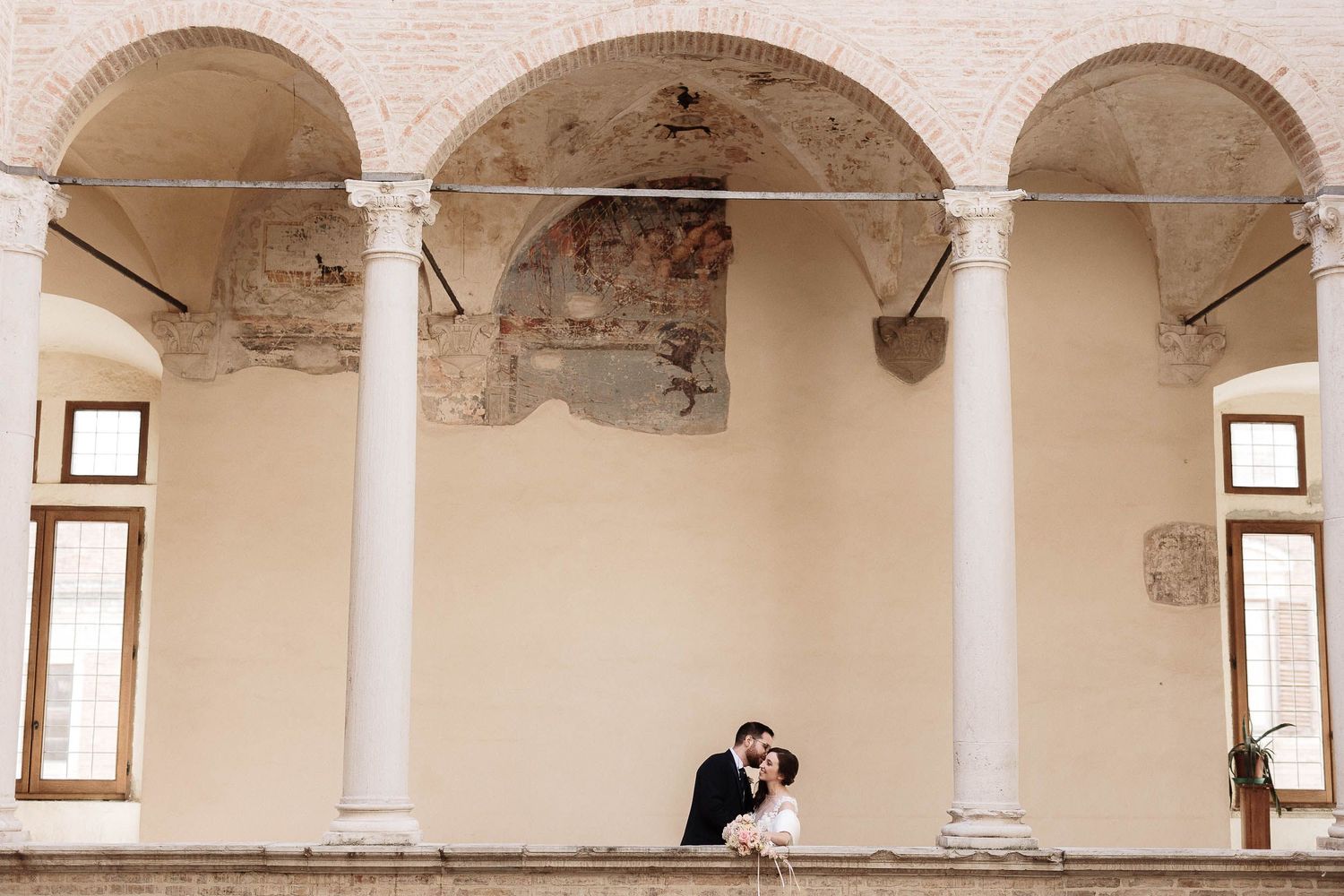 Italian architecture in the Marche region – destination wedding setting in central Italy