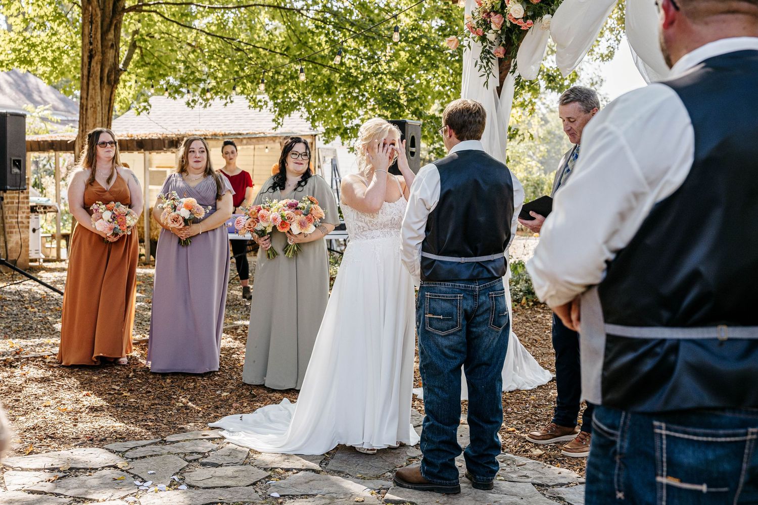 Michigan wedding photography ceremony moment