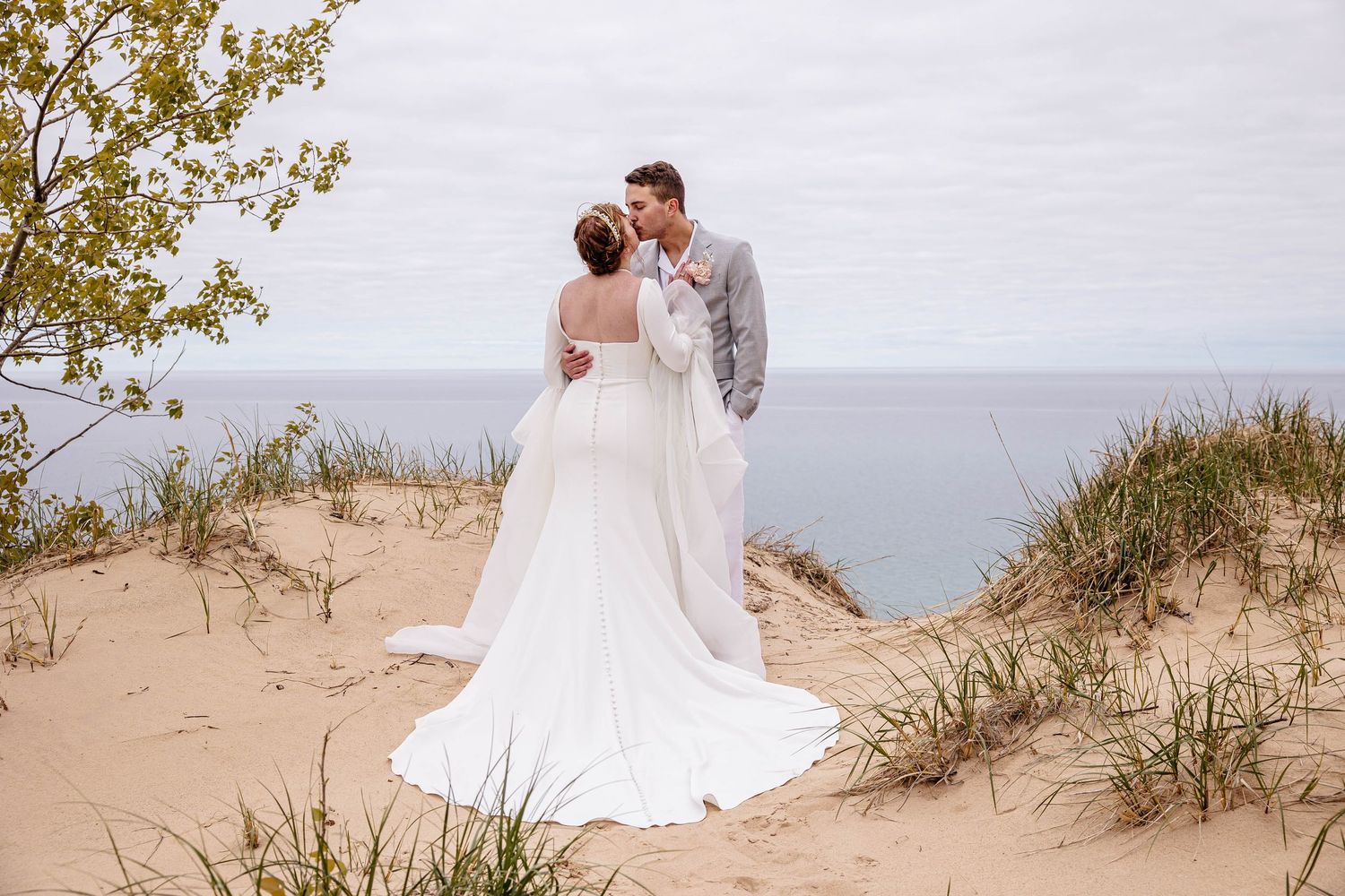 editorial wedding photographer bride and groom portrait