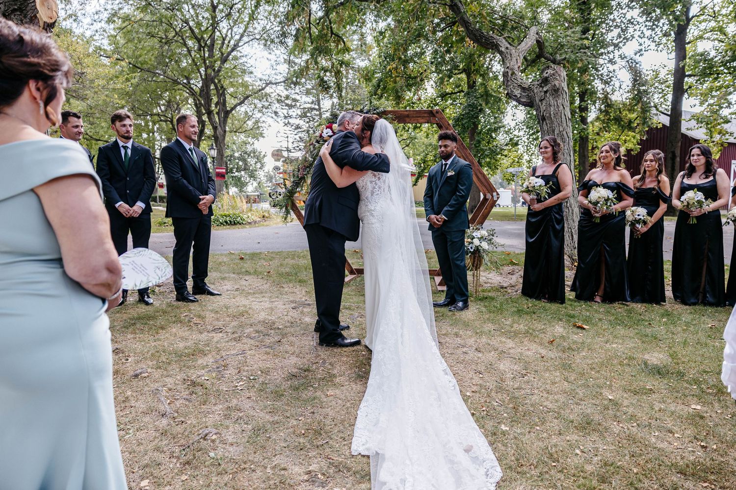 Michigan wedding photography ceremony moment