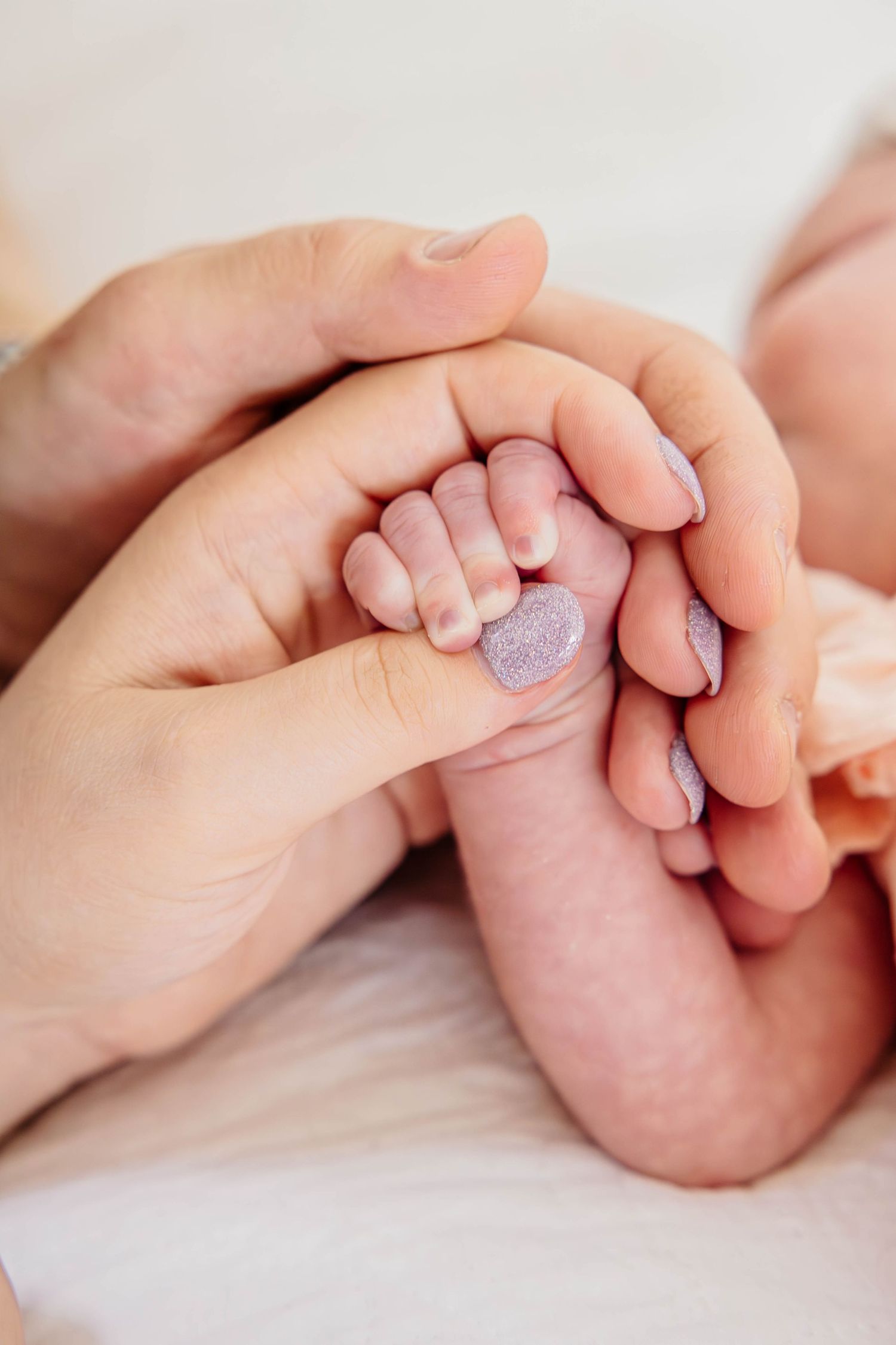 in home newborn session Michigan newborn photography